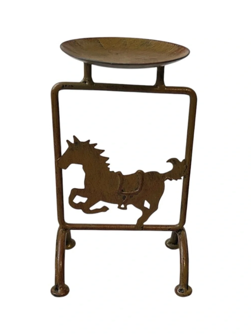 Rustic Horse Candle Holder
